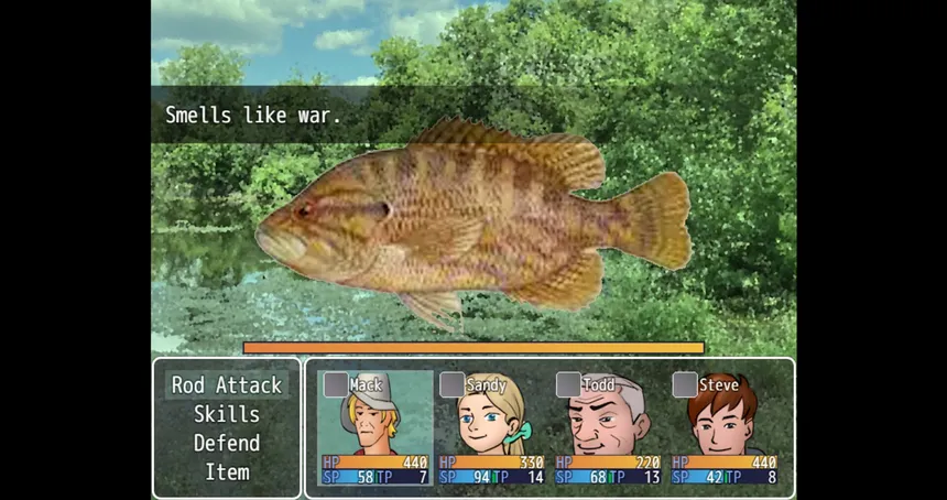 Скриншот 1 к игре Deep Trouble: A Fishing RPG