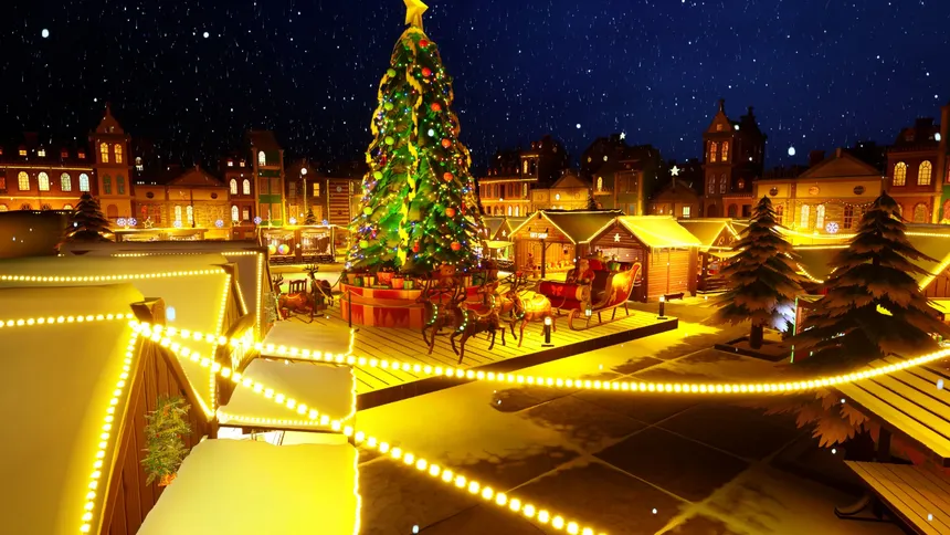 Скриншот 1 к игре Tidy & Bright: Together at the Christmas Market