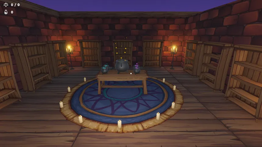 Скриншот 4 к игре The Retired Mage's Apprentice: Tidy Up the Magic Tower
