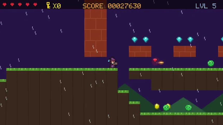 Скриншот 4 к игре Arcane Dash - A Pixel Adventure