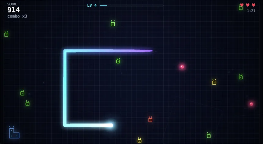 Скриншот 1 к игре Snake Fusion