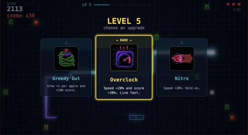 Скриншот 2 к игре Snake Fusion