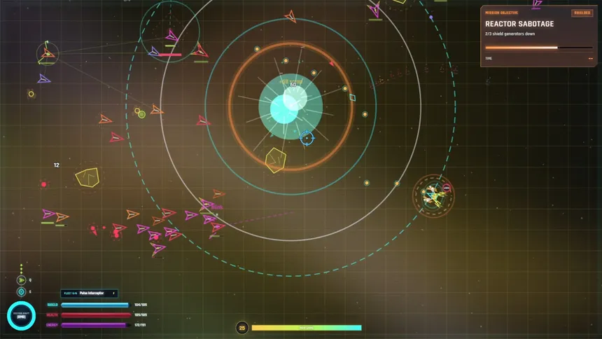 Скриншот 1 к игре Vectorfall