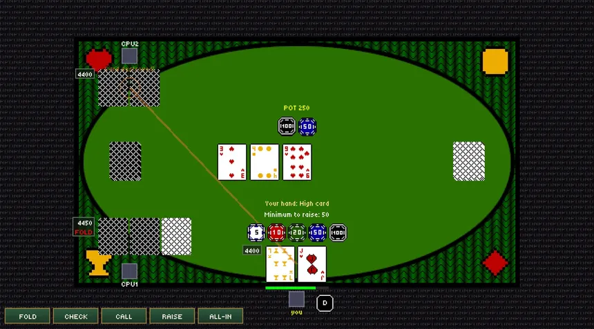 Скриншот 1 к игре Definitely Not Poker