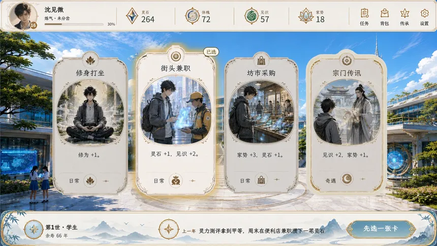 Скриншот 2 к игре 别人家孩子都筑基了！