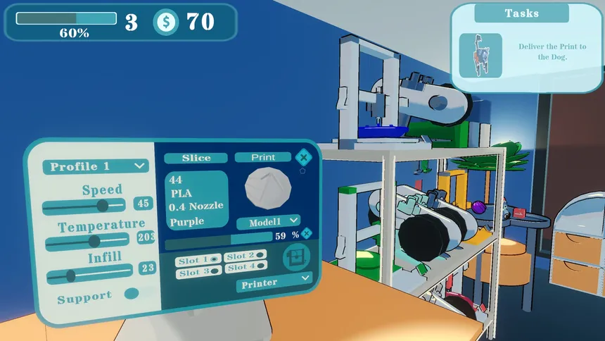 Скриншот 1 к игре Print a Robot