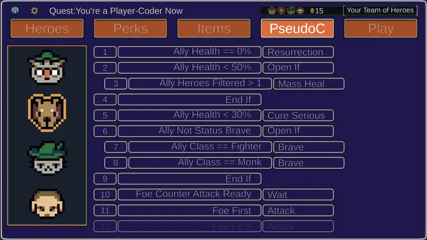 Скриншот 6 к игре Team Hero Coder