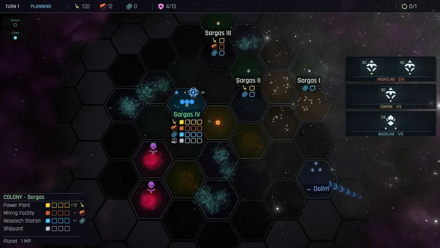 Скриншот 1 к игре Hollow Orbits 4x