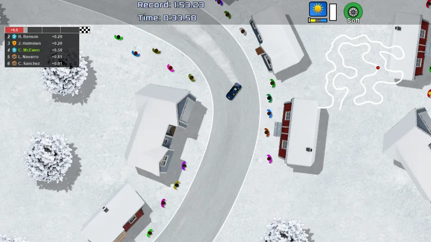 Скриншот 2 к игре Ultimate Rally 2D