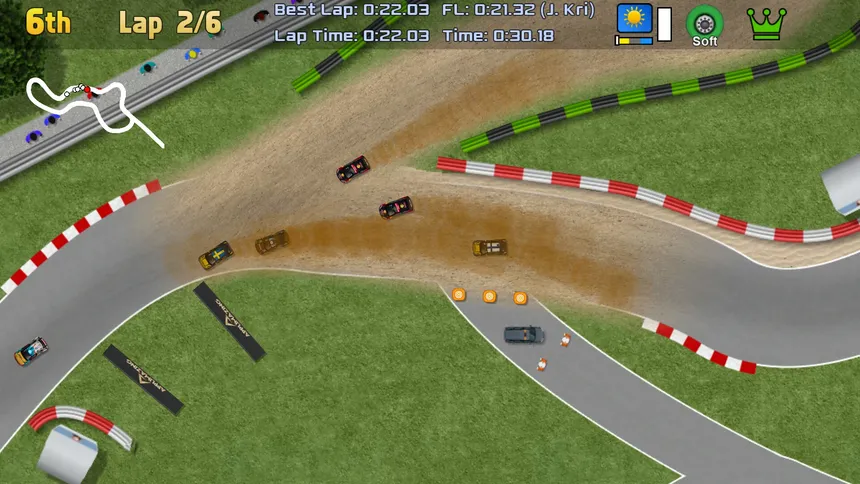 Скриншот 3 к игре Ultimate Rally 2D