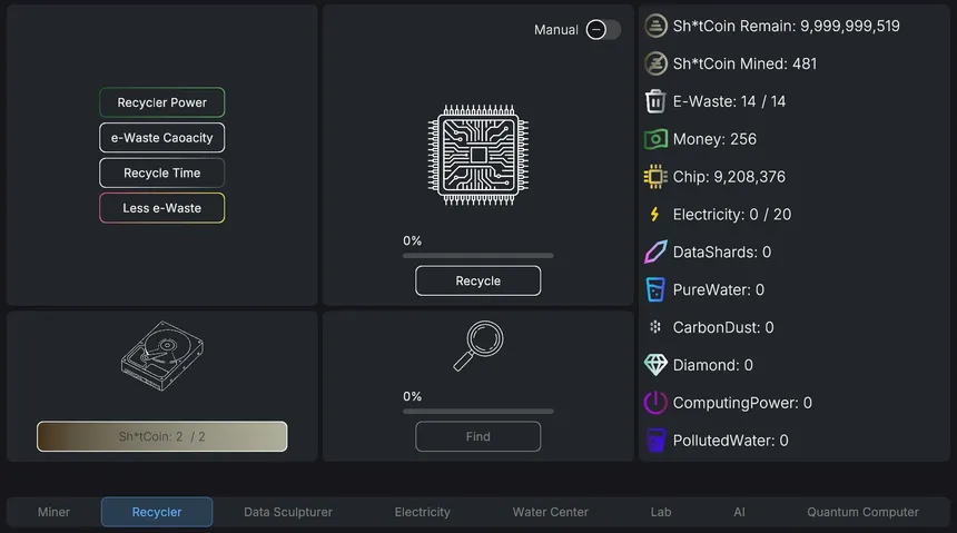 Скриншот 2 к игре Shit Coin Miner