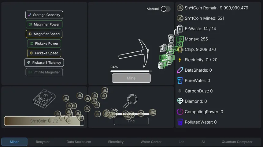 Скриншот 4 к игре Shit Coin Miner