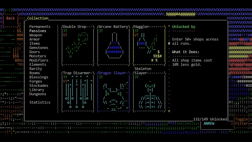 Скриншот 2 к игре ASCII Dungeon Crawl