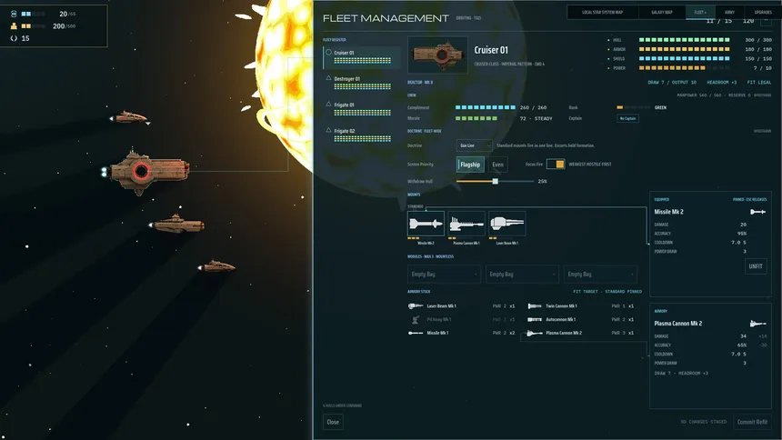 Скриншот 3 к игре Our Fleet Is In Orbit