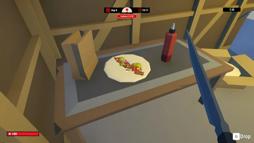 Скриншот 2 к игре Zombie Wrap Simulator: Grill the Dead