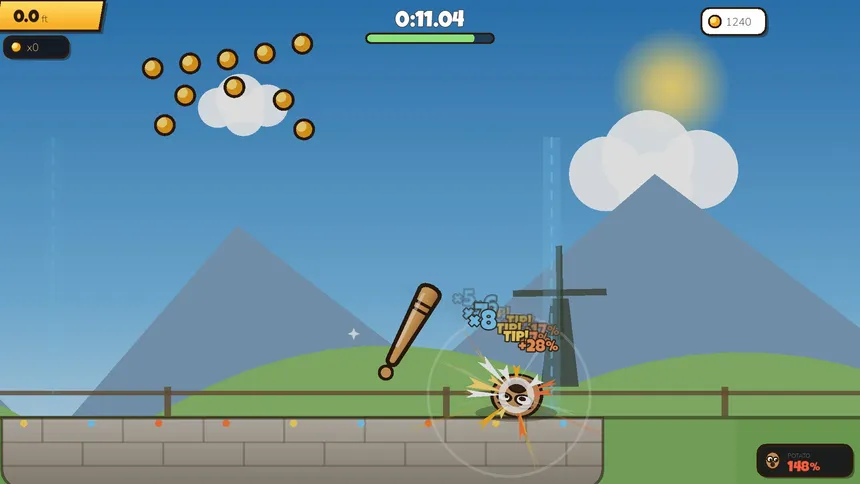 Скриншот 1 к игре Silly Potato — Home-Run Edition
