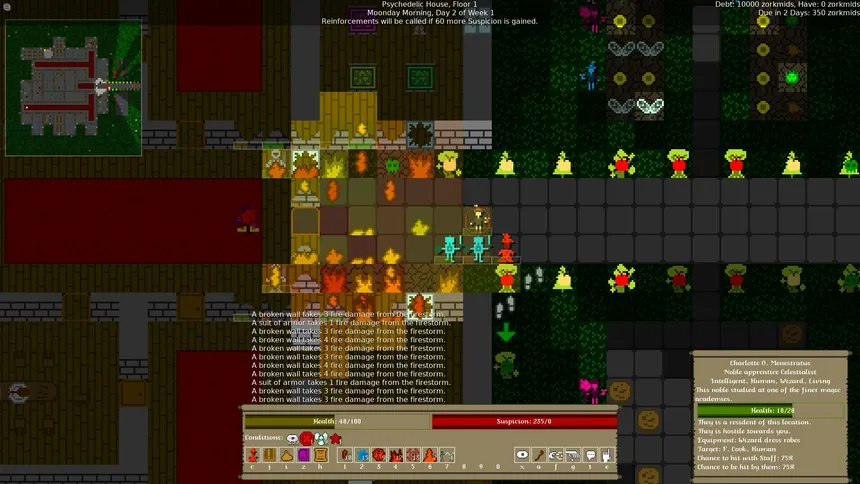Скриншот 1 к игре Wizard School Dropout
