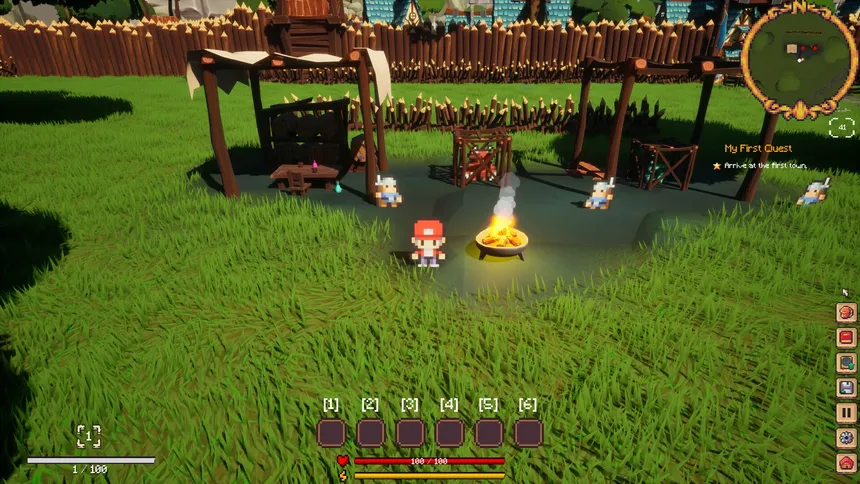 Скриншот 1 к игре Pixel Journey
