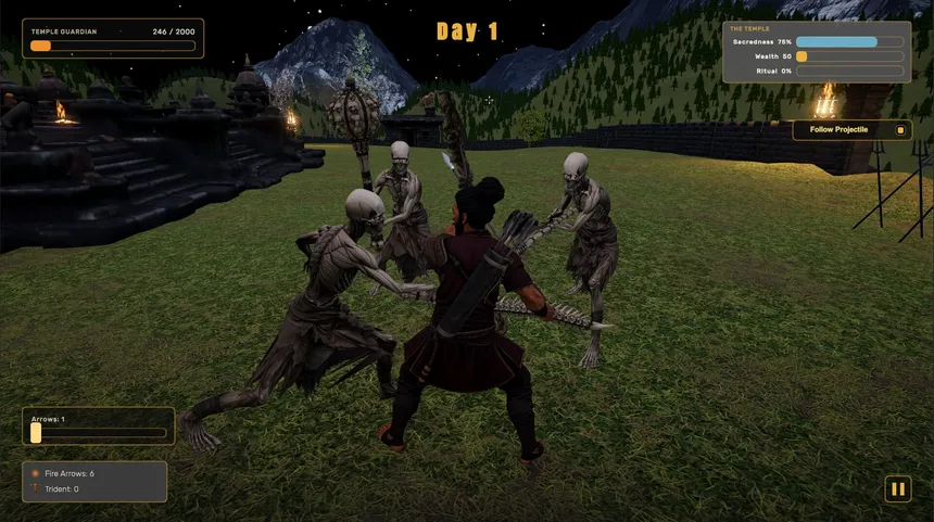 Скриншот 2 к игре Jwala: Himalayan Temple Defense