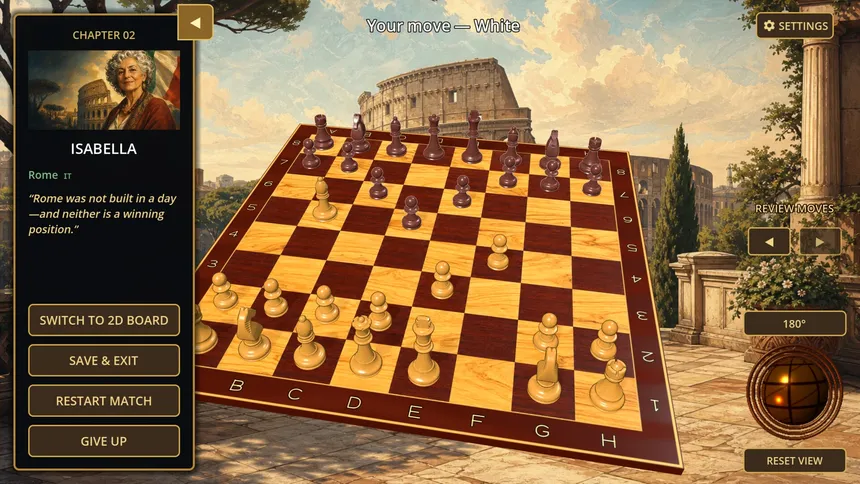 Скриншот 2 к игре CHECKBORNE - A CHESS ADVENTURE