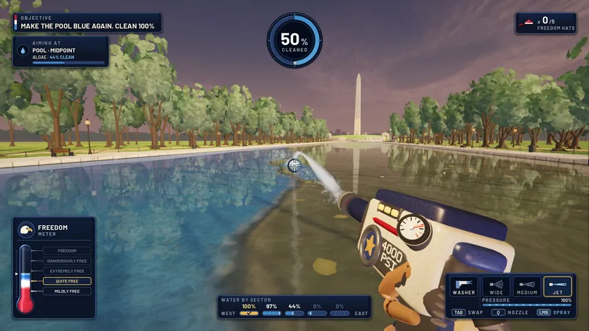 Скриншот 1 к игре Make The Pool Blue Again: Pool Cleaning Simulator