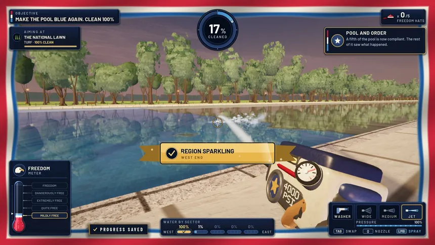 Скриншот 7 к игре Make The Pool Blue Again: Pool Cleaning Simulator