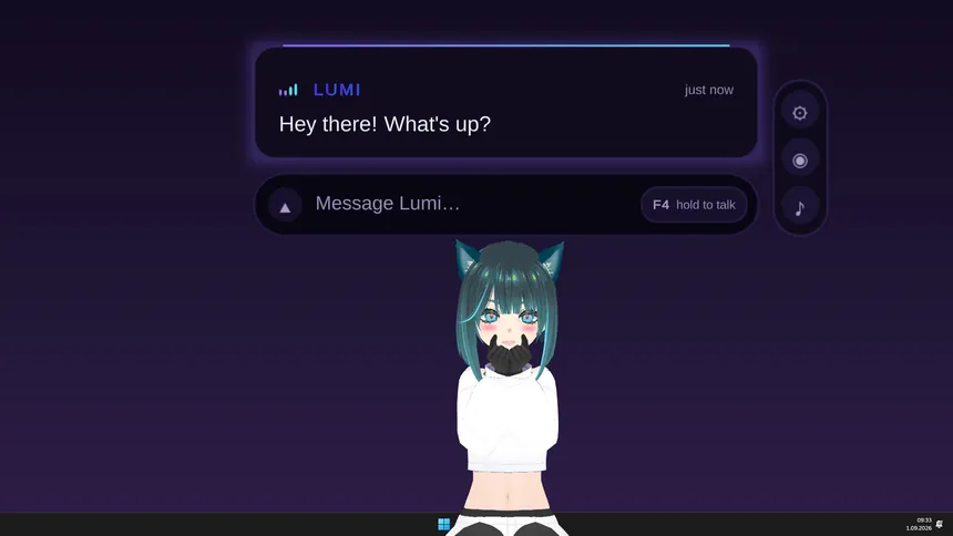 Скриншот 3 к игре Your Desktop Companion - Lumi