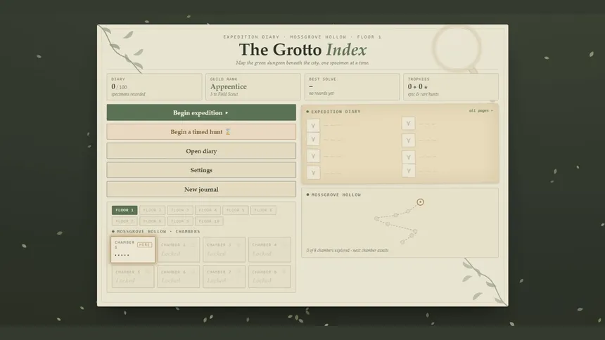 Скриншот 5 к игре The Grotto Index