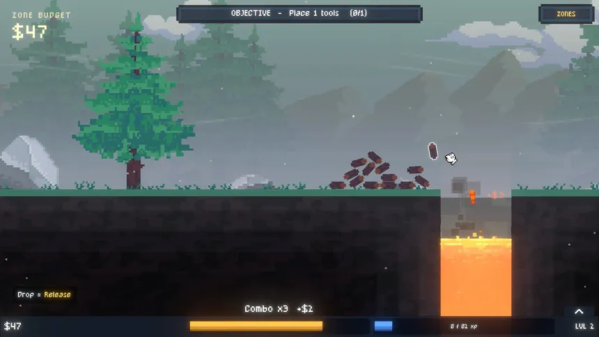 Скриншот 2 к игре Log Drop