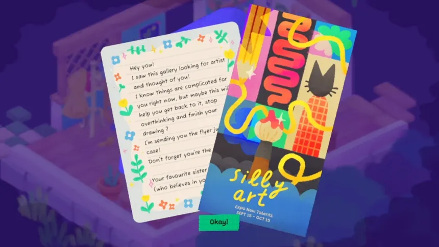 Скриншот 1 к игре Let's make SILLY ART!