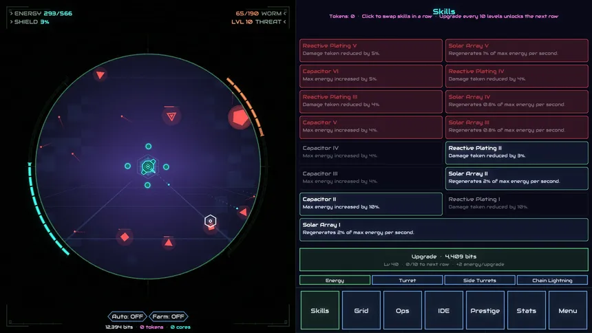 Скриншот 2 к игре Hex Core Idle