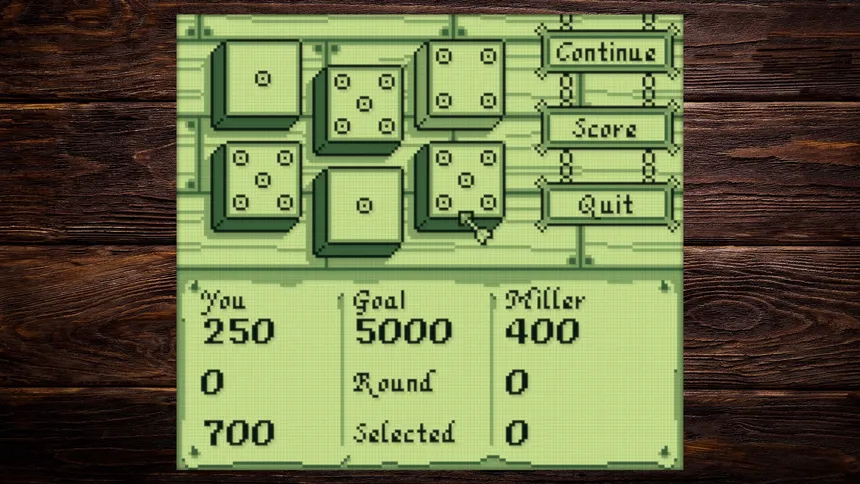 Скриншот 1 к игре Tavern Farkle GB