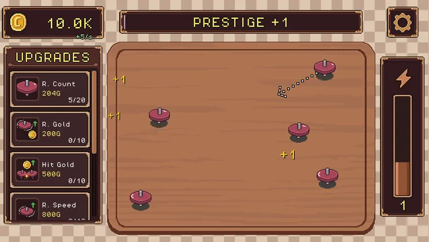 Скриншот 4 к игре Spin Top Idle