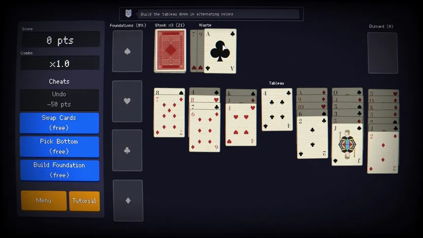Скриншот 3 к игре Solitaire & Cheats