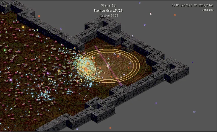 Скриншот 1 к игре Dig Survivors
