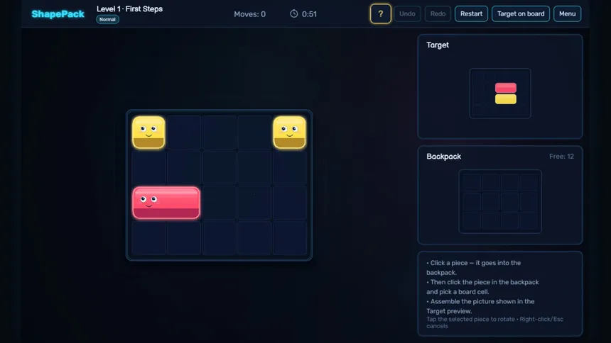 Скриншот 1 к игре ShapePack