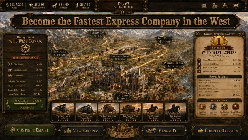 Скриншот 1 к игре Wild West Express