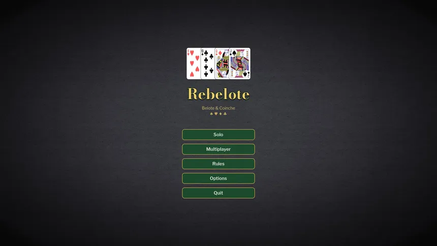 Скриншот 5 к игре Rebelote : Belote & Coinche