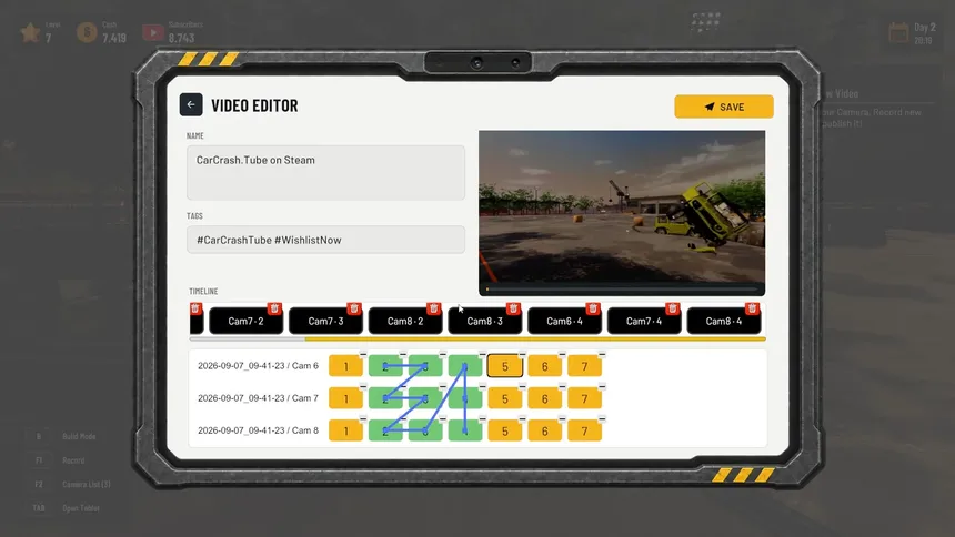 Скриншот 6 к игре CarCrash.Tube: Car Crash Simulator