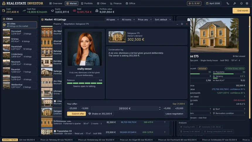 Скриншот 2 к игре Real Estate Investor