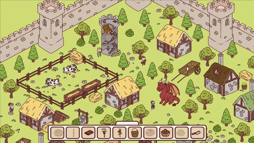 Скриншот 3 к игре Hidden Doodles: Medieval Town