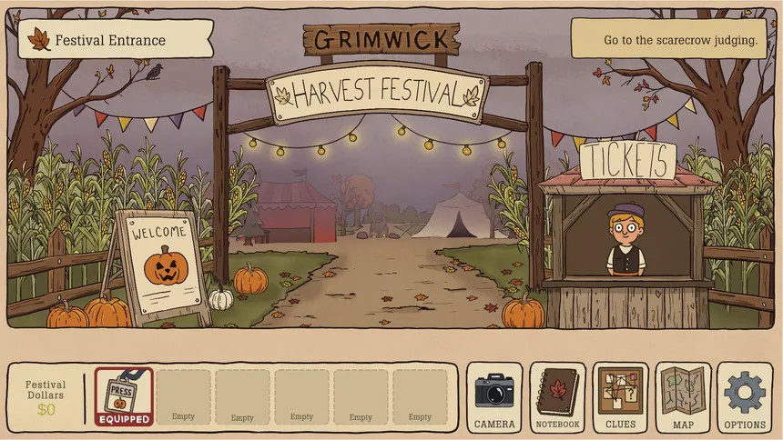 Скриншот 1 к игре No Murders in Grimwick