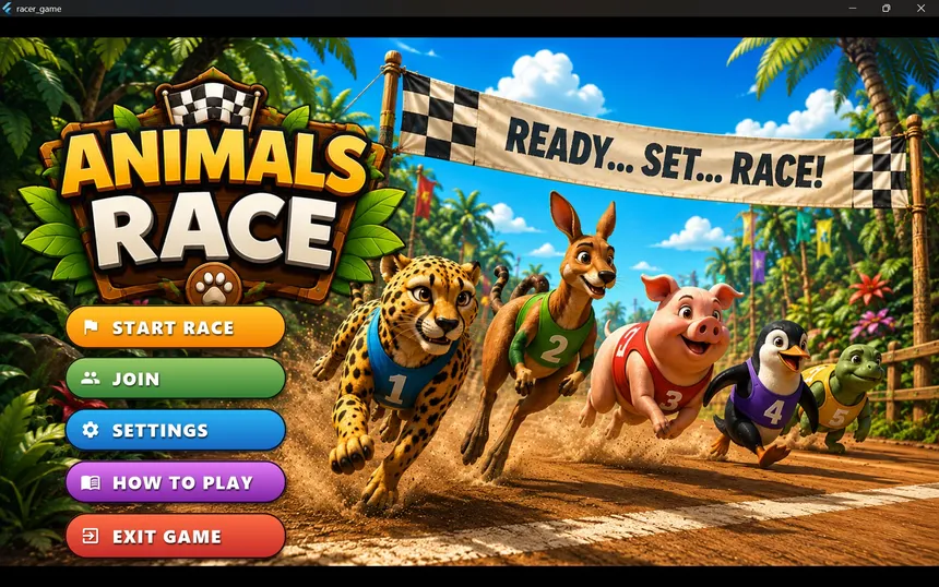 Скриншот 1 к игре Animals Race