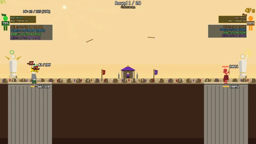 Скриншот 2 к игре GLADIATOR: Survival Simulator