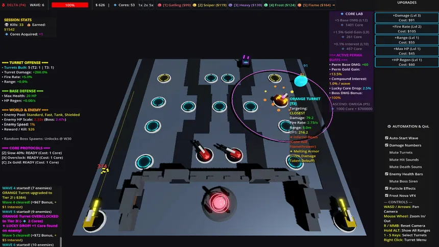 Скриншот 4 к игре Core Idle TD