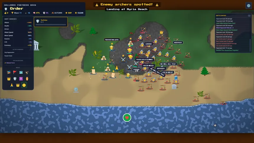 Скриншот 1 к игре Stem The Tide