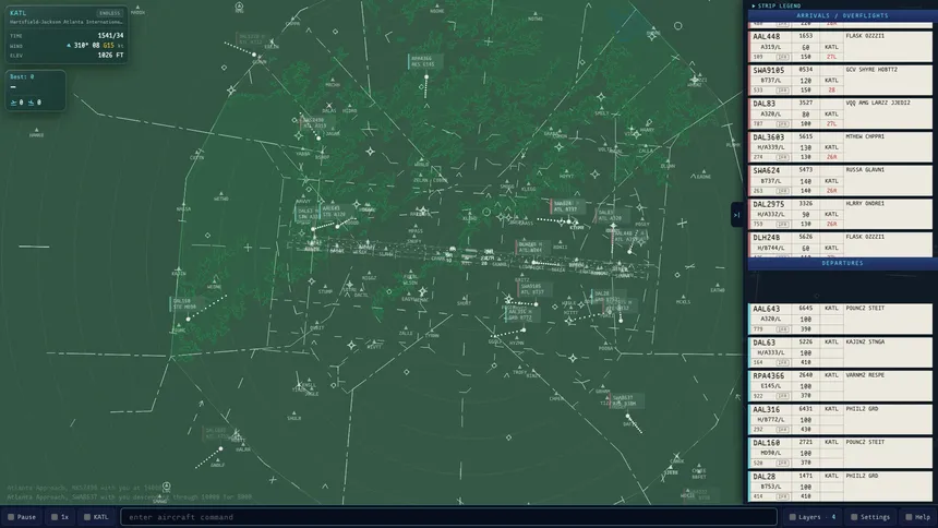 Скриншот 6 к игре Vectorline: Air Traffic Control Simulator