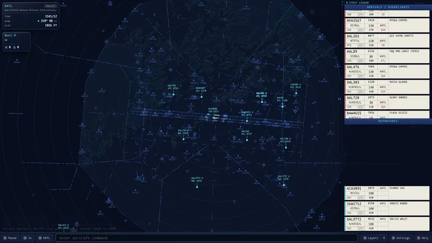 Скриншот 8 к игре Vectorline: Air Traffic Control Simulator