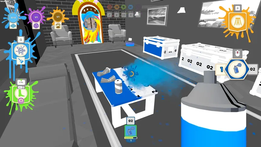 Скриншот 2 к игре PAINTCASSO: A Cozy 3D Paint by Number Game