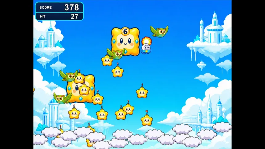 Скриншот 1 к игре Bomb Star Bounce